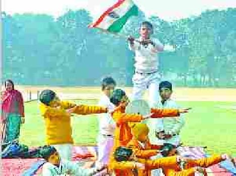 Rehersal of Republic Day parade 